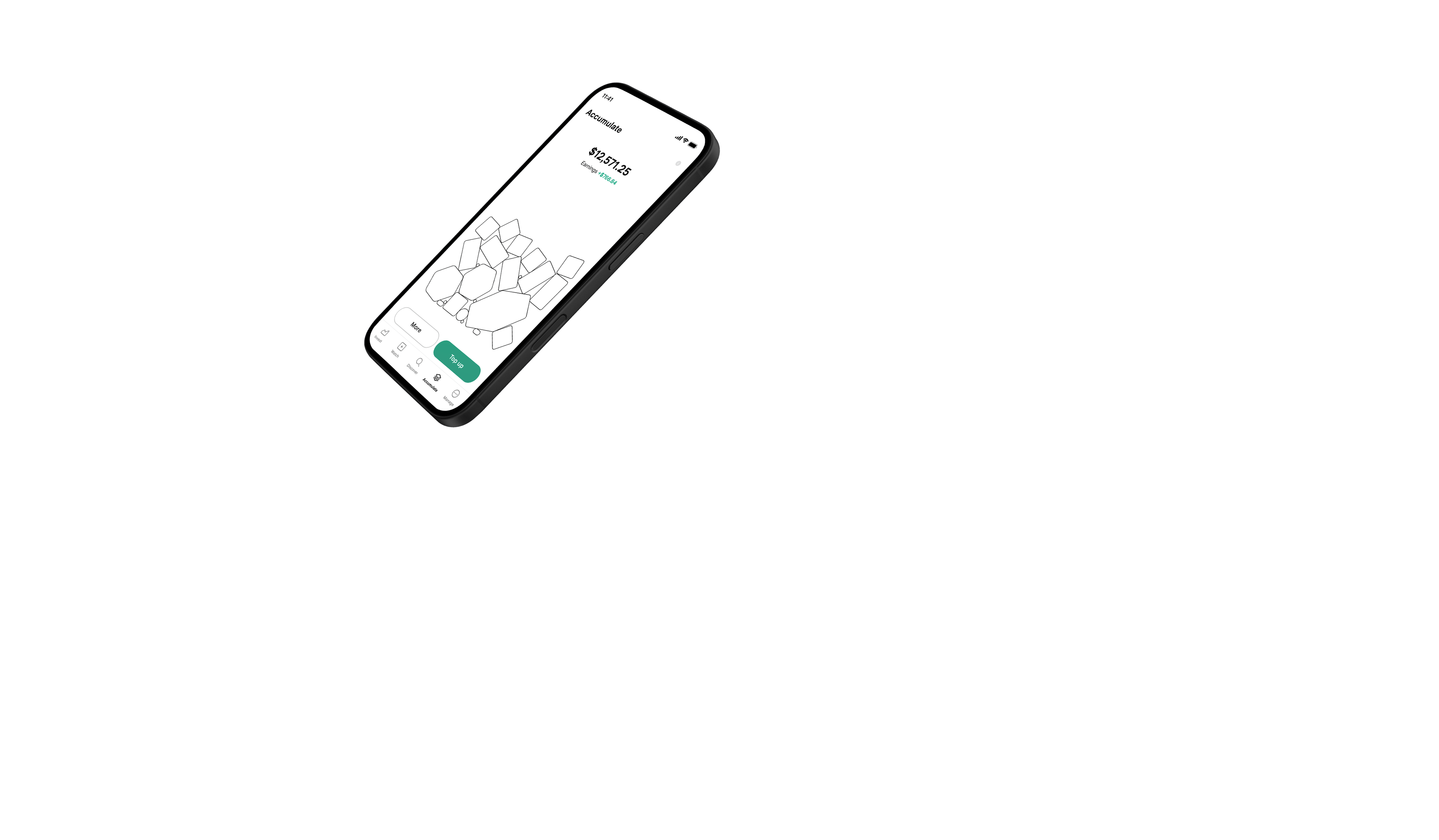 Phone with Stake app